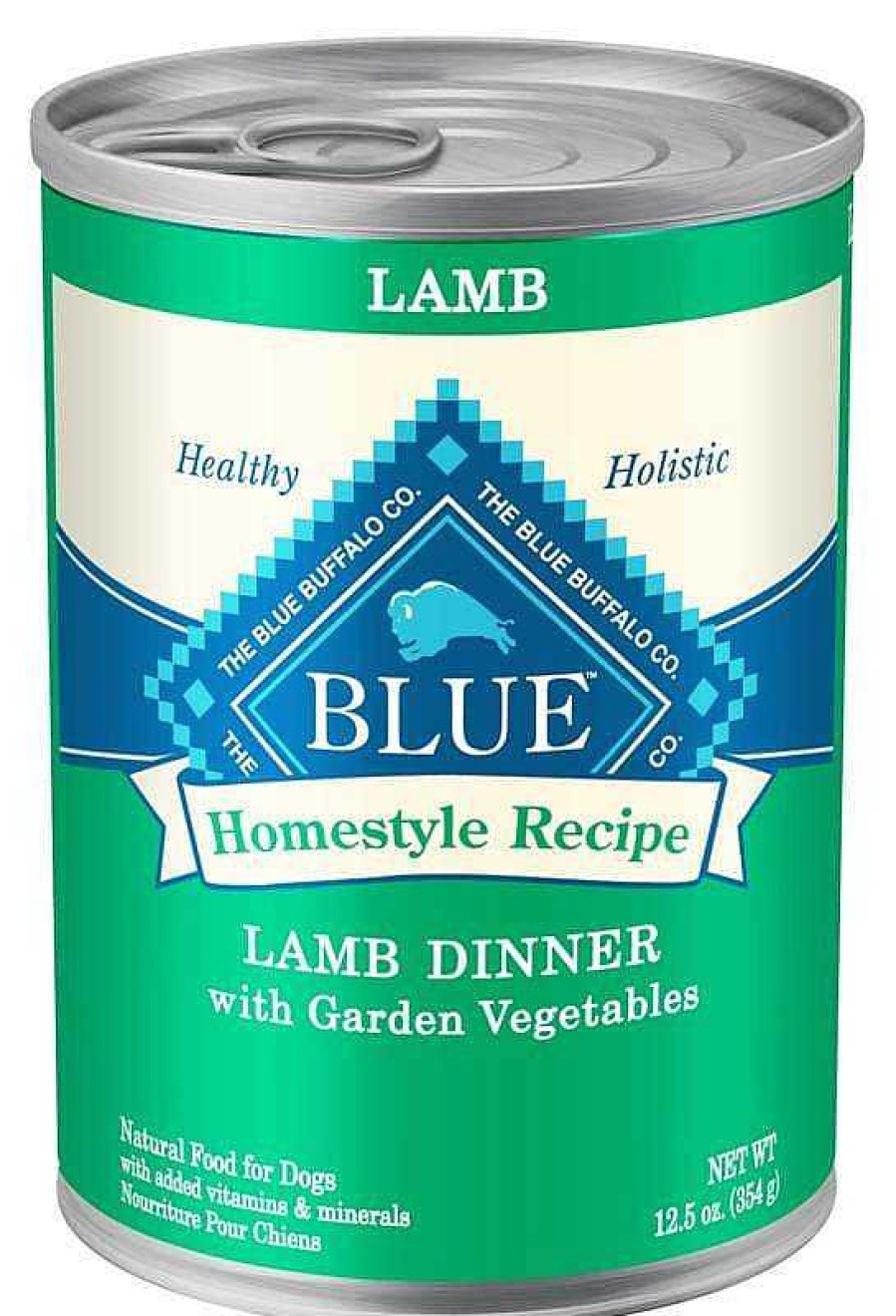 Dog Blue Buffalo Wet Food | Blue Buffalo Homestyle Recipe Lamb Dinner With Garden Vegetables & Brown Rice Canned Dog Food