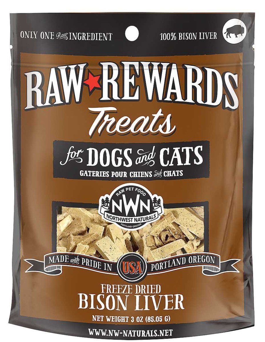 Dog Northwest Naturals Freeze-Dried Treats | Northwest Naturals Raw Rewards Freeze-Dried Raw Bison Liver Treats For Cats & Dogs