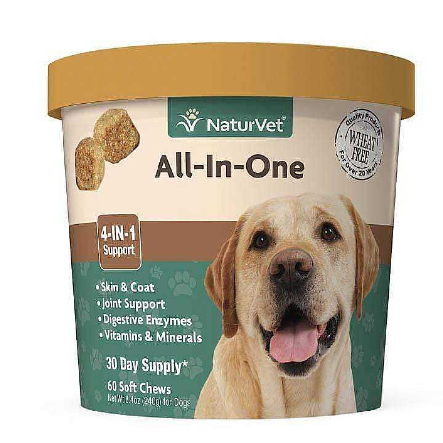 Dog NaturVet Skin Care | Naturvet All-In-One Soft Chew For Dogs