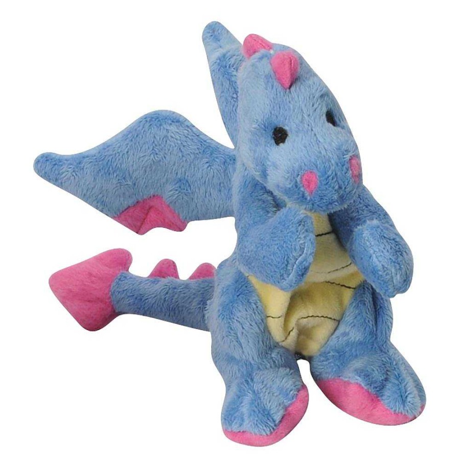 Dog Go Dog Chew Toys | Go Dog Periwinkle Dragon With Chew Guard Technology Dog Chew Toy