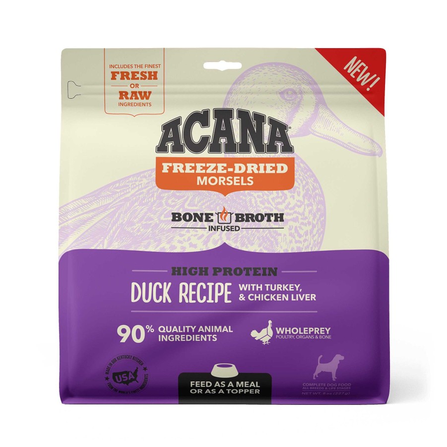 Dog ACANA Raw Food | Acana Freeze-Dried Food Duck Recipe Morsels For Dogs