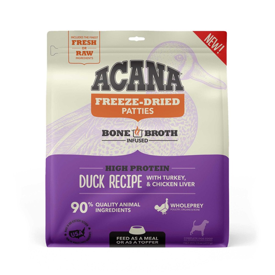 Dog ACANA Raw Food | Acana Freeze-Dried Food Duck Recipe Patties For Dogs