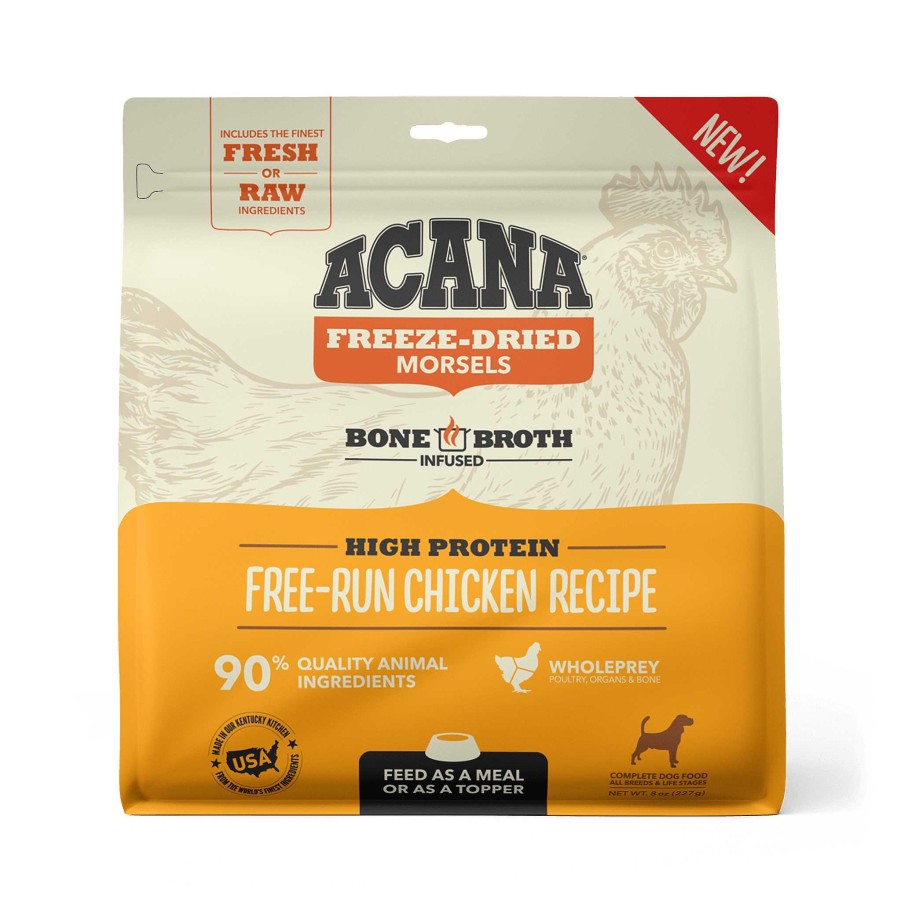 Dog ACANA Raw Food | Acana Freeze-Dried Food Free-Run Chicken Recipe Morsels For Dogs