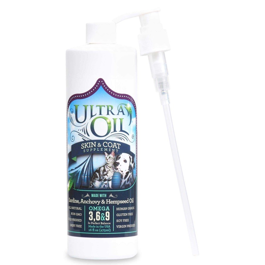 Dog Ultra Oil for Pets Skin Care | Ultra Oil Skin And Coat Hempseed For Dogs And Cats