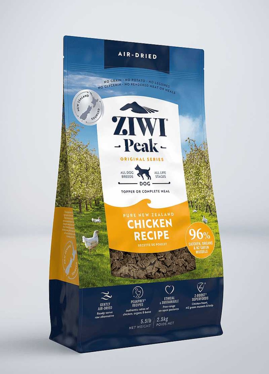 Dog ZiwiPeak Air-Dried Food | Ziwipeak Grain Free Air-Dried Free-Range Chicken Recipe Dry Dog Food