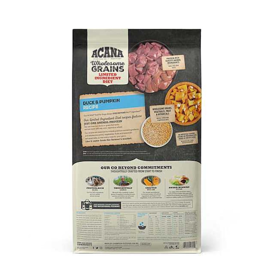 Dog ACANA Dry Food | Acana Singles + Wholesome Grains Limited Ingredient Diet Duck & Pumpkin Dry Dog Food