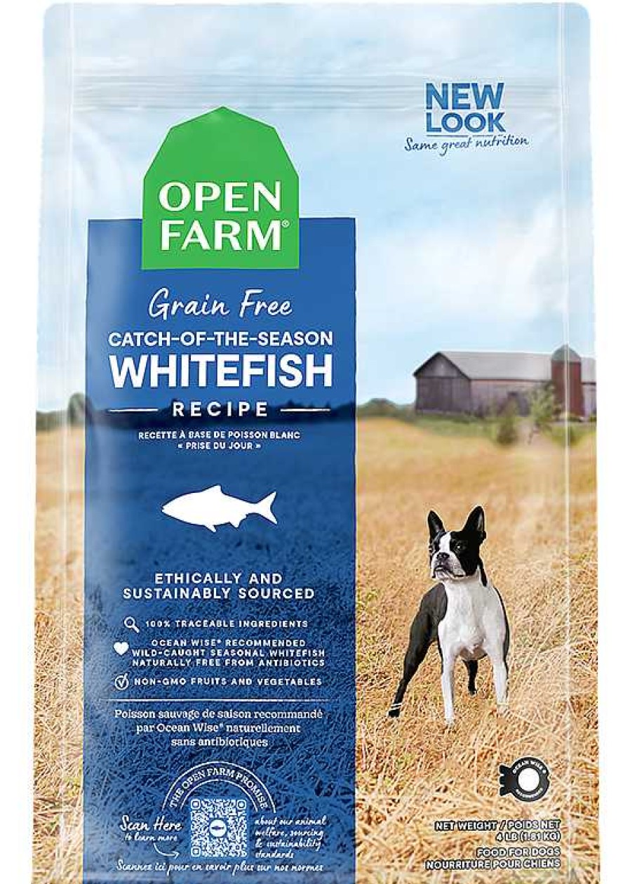 Dog Open Farm Grain-Free Food | Open Farm Grain Free Catch Of The Season Whitefish And Green Lentil Recipe Dry Dog Food