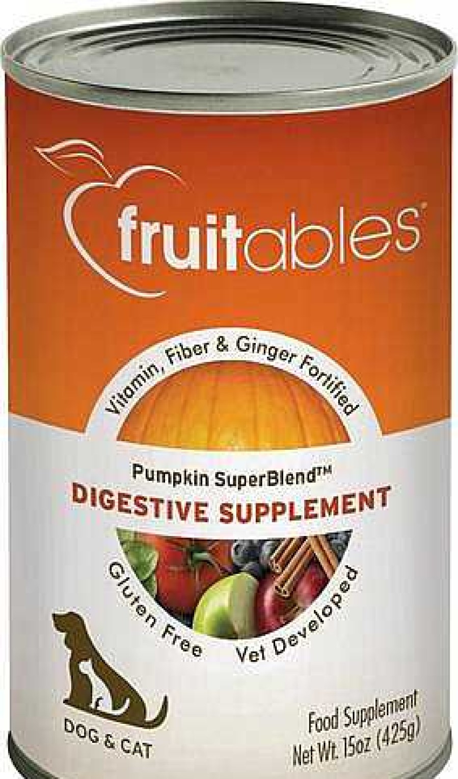 Dog Fruitables Digestion | Fruitables Pumpkin Superblend Digestive Canned Supplement For Dogs & Cats