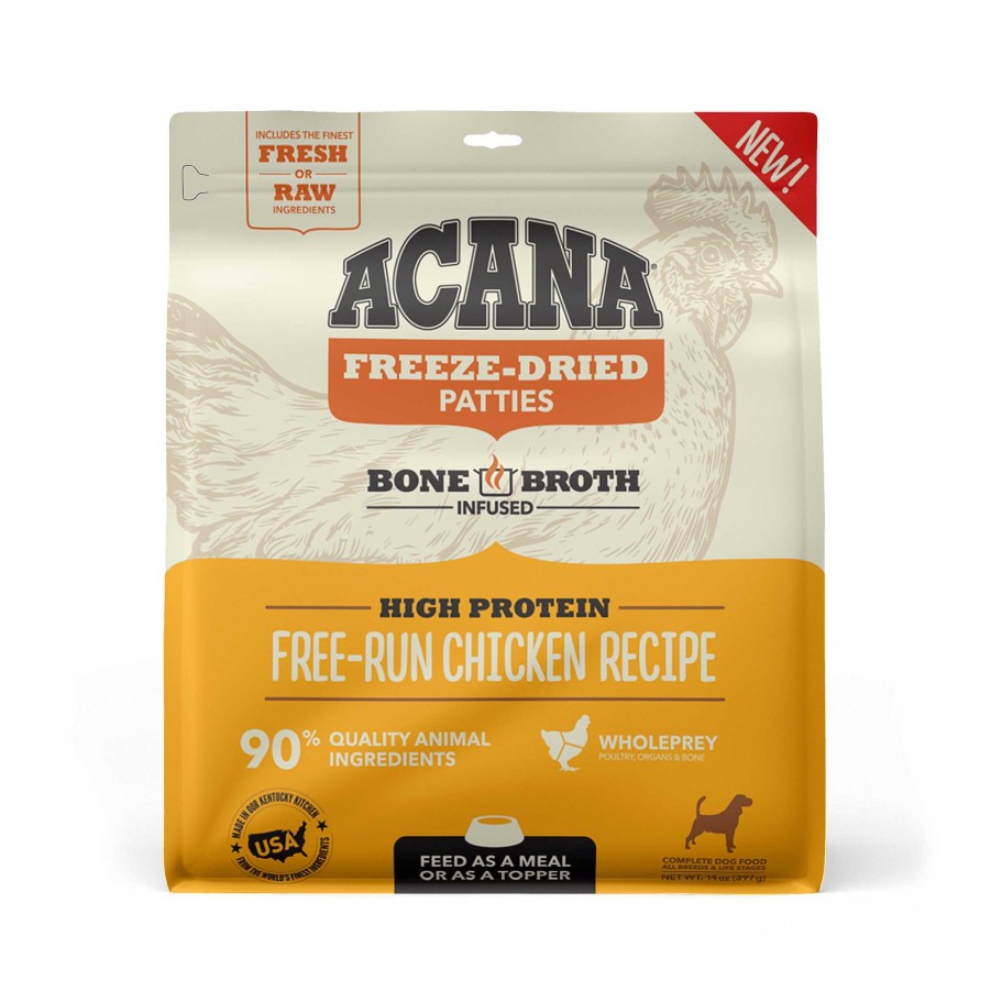 Dog ACANA Freeze-Dried Food | Acana Freeze-Dried Food Free-Run Chicken Recipe Patties For Dogs