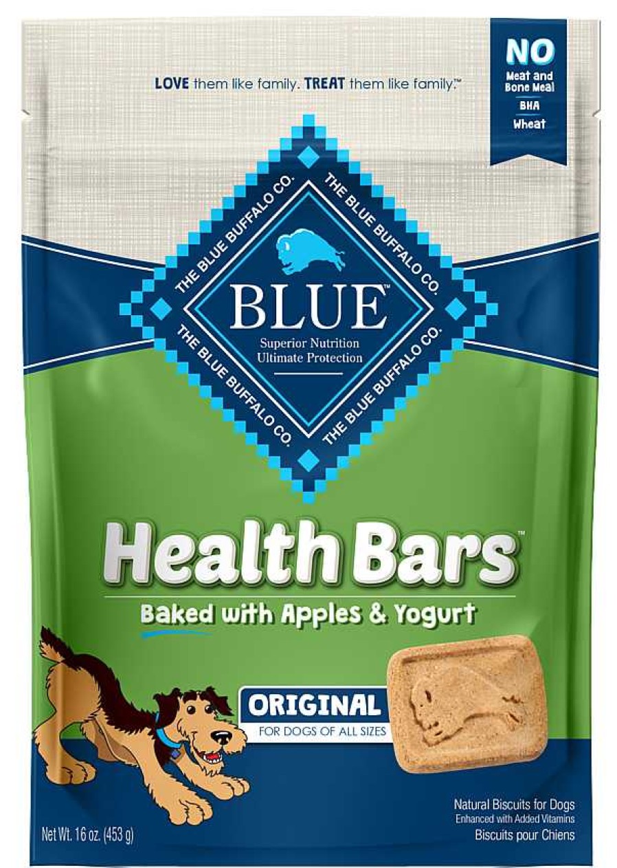 Dog Blue Buffalo Biscuits & Cookies | Blue Buffalo Apples & Yogurt Health Bars