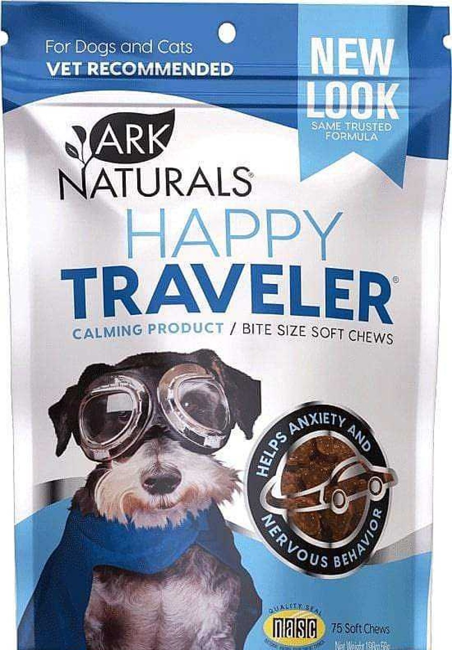 Dog Ark Naturals Soft & Chewy Treats | Ark Naturals Happy Traveler Soft Chews For Dogs & Cats