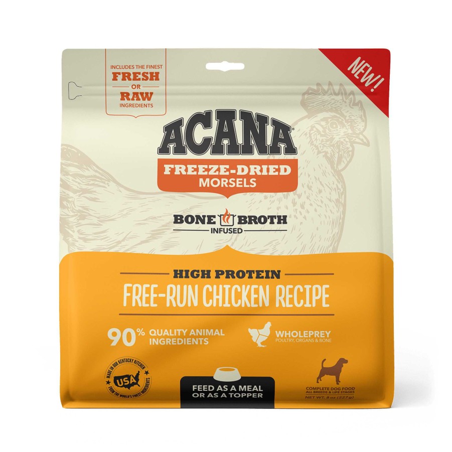 Dog ACANA Freeze-Dried Food | Acana Freeze-Dried Food Free-Run Chicken Recipe Morsels For Dogs