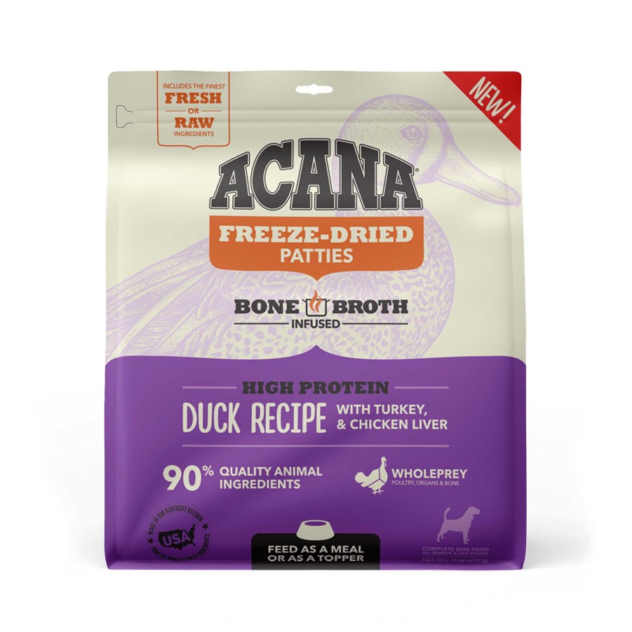 Dog ACANA Grain-Free Food | Acana Freeze-Dried Food Duck Recipe Patties For Dogs