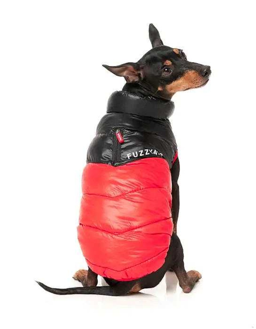 Dog FuzzYard Apparel | Fuzzyard South Harlem Jacket - Red For Dogs