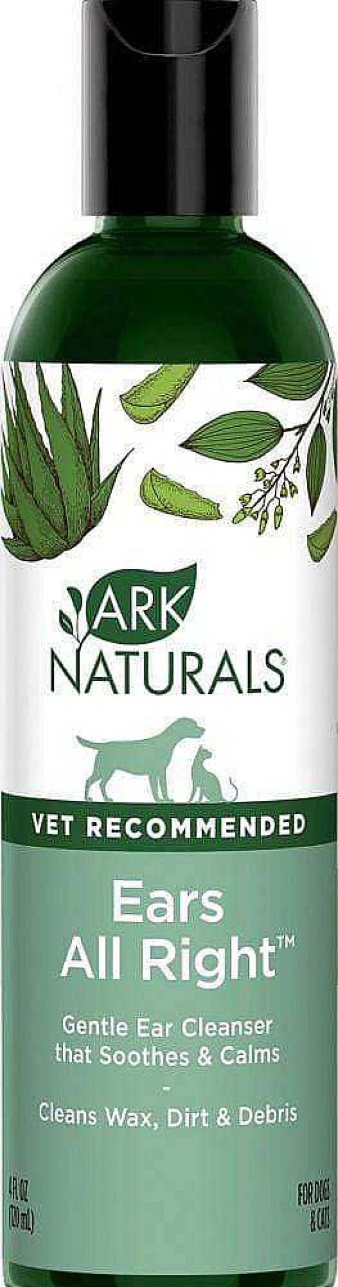 Dog Ark Naturals Eye & Ear Care | Ark Naturals Ears All Right Cleaning Lotion For Dogs & Cats