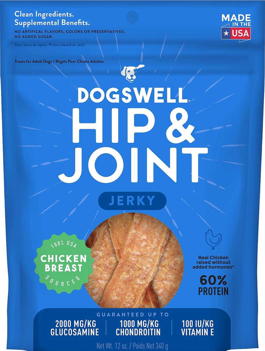 Dog Dogswell Jerky Treats | Dogswell Hip & Joint Chicken Jerky Dog Treats