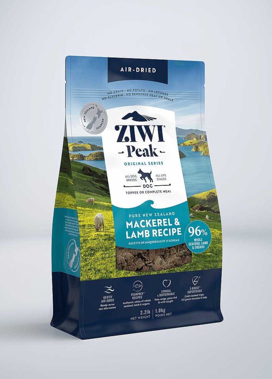 Dog ZiwiPeak Air-Dried Food | Ziwipeak Grain Free Air-Dried Mackerel And Lamb Dry Dog Food