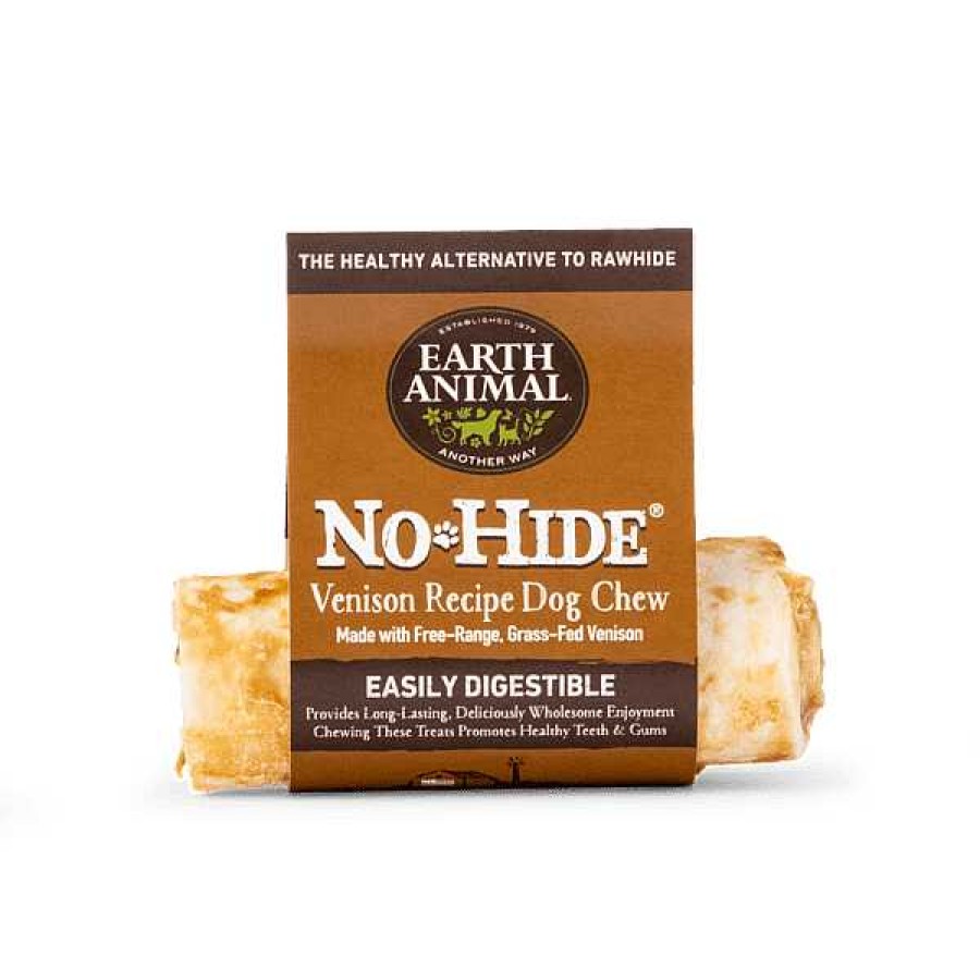 Dog Earth Animal Bones & Chews | Earth Animal Venison N0-Hide Wholesome Dog Chews