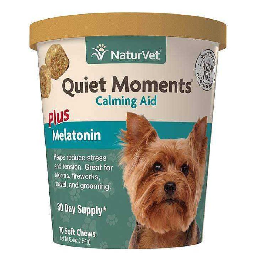 Dog NaturVet Calming | Naturvet Quiet Moments Plus Melatonin Soft Chews For Dogs