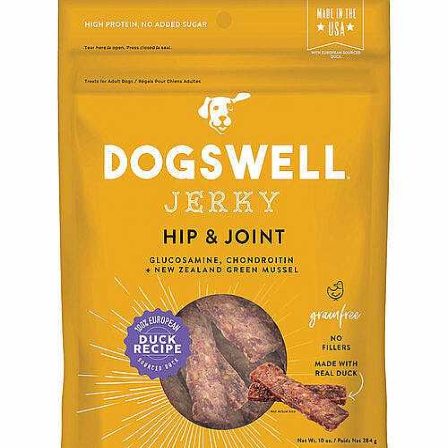 Dog Dogswell Jerky Treats | Dogswell Hip & Joint Duck Jerky Dog Treats