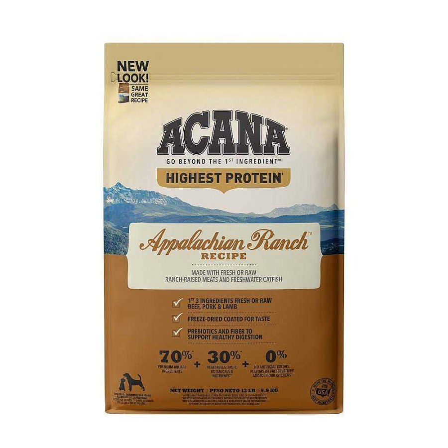 Dog ACANA Grain-Free Food | Acana Regionals Appalachian Ranch Grain Free Dry Dog Food