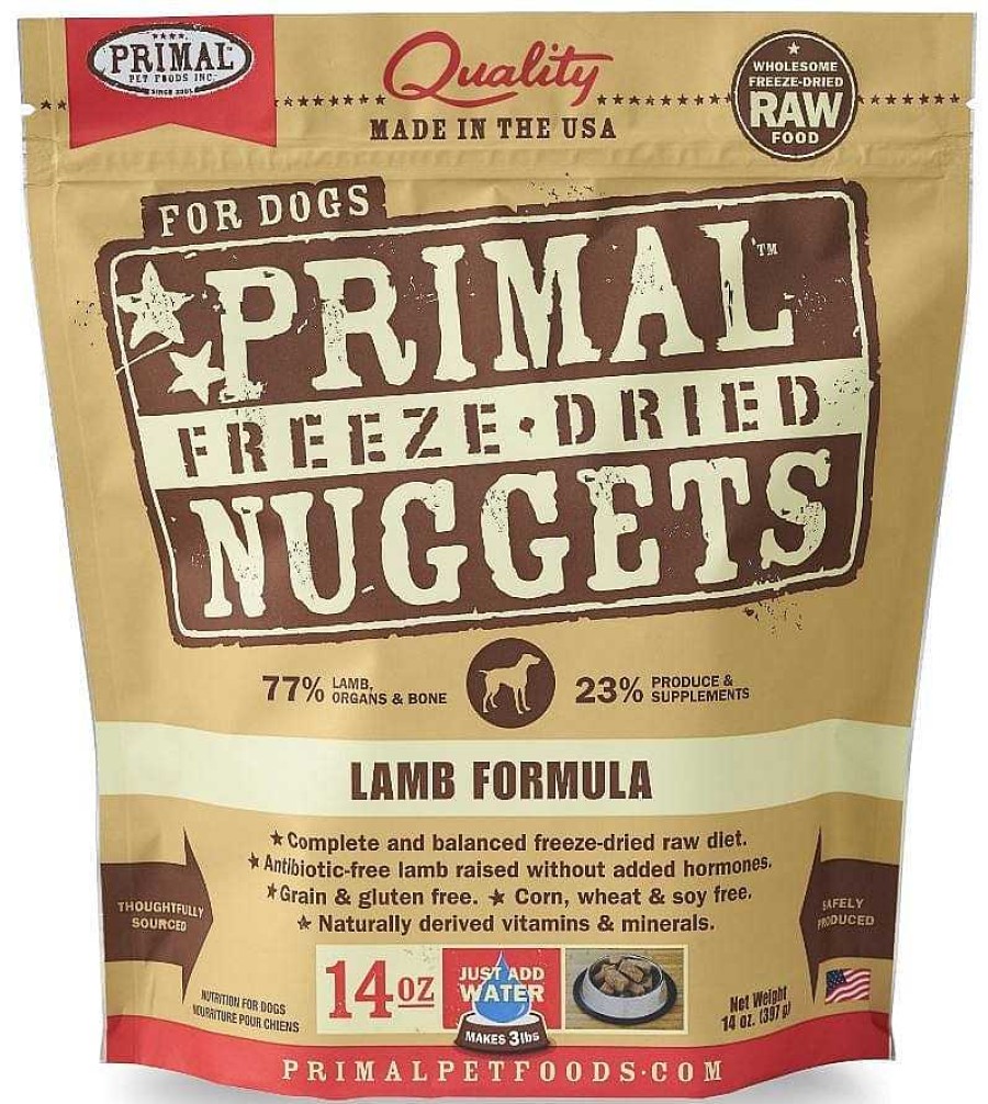 Dog Primal Pet Foods Grain-Free Food | Primal Freeze Dried Nuggets Grain Free Rabbit Formula Dog Food