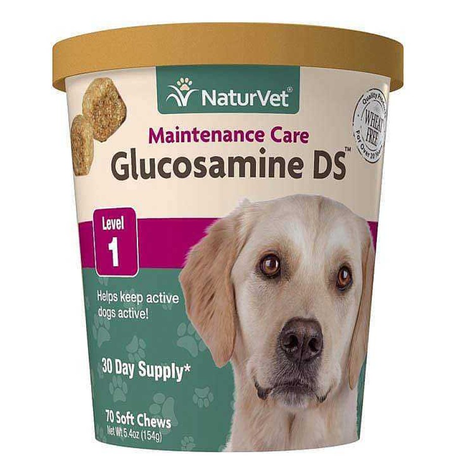 Dog NaturVet Joint Care | Naturvet Glucosamine Ds Level 1 Maintenance Care Soft Chews For Dogs