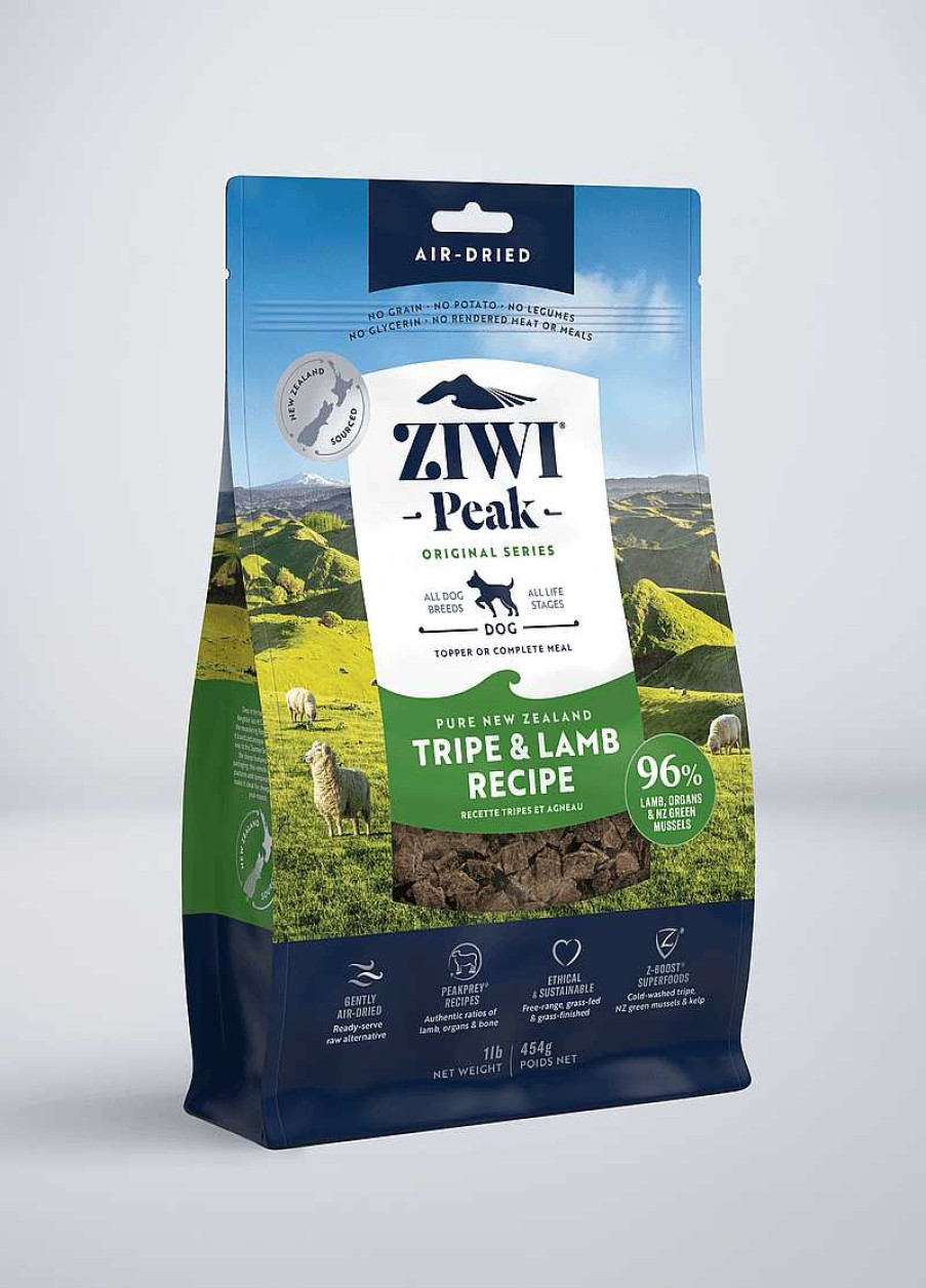 Dog ZiwiPeak Air-Dried Food | Ziwipeak Grain Free Air-Dried New Zealand Tripe And Lamb Dry Dog Food