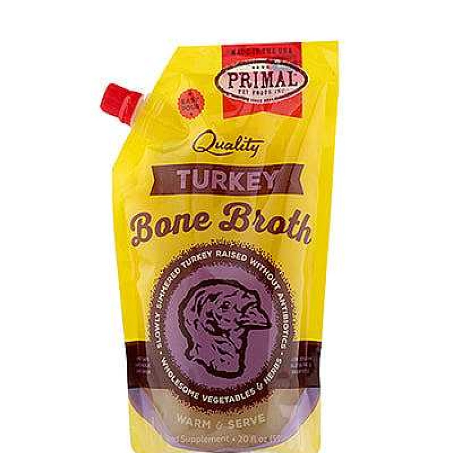 Dog Primal Pet Foods Fresh-Frozen Treats | Primal Turkey Bone Broth