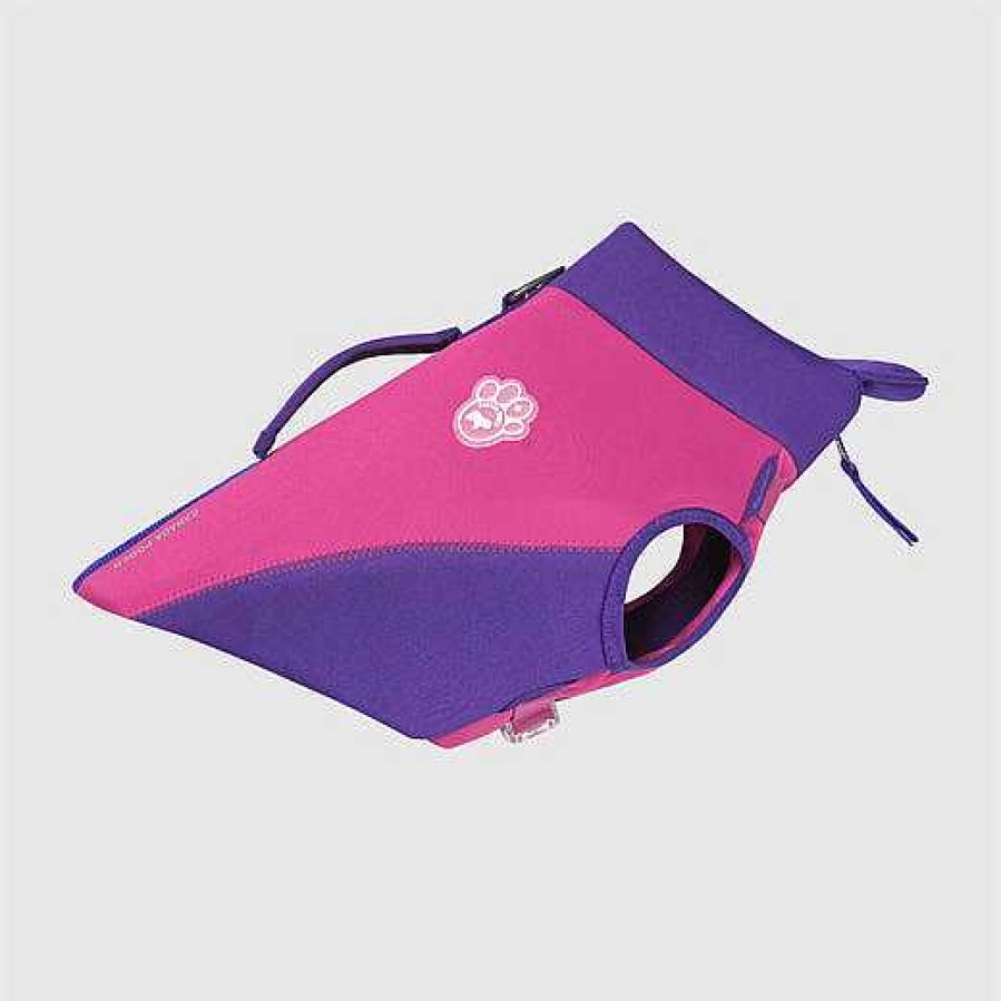 Dog Canada Pooch Apparel | Canada Pooch High Tide Life Jacket In Pink/Purple For Dogs