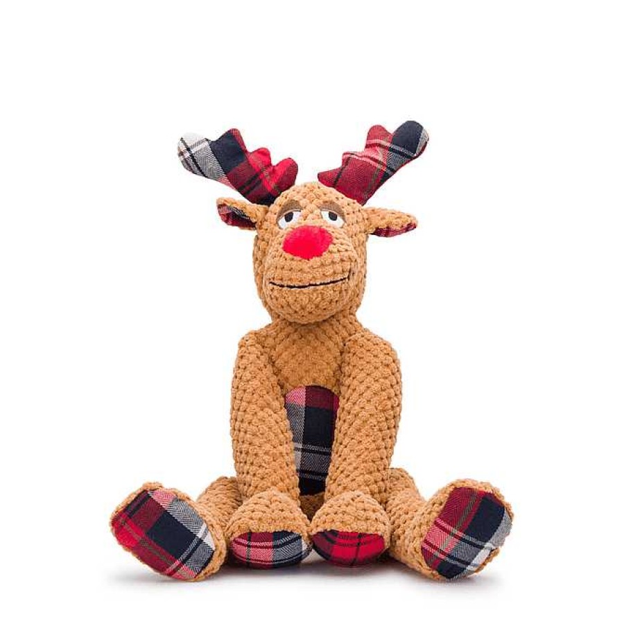 Dog Fabdog Plush Toys | Fabdog Floppy Reindeer Holiday Toy For Dogs