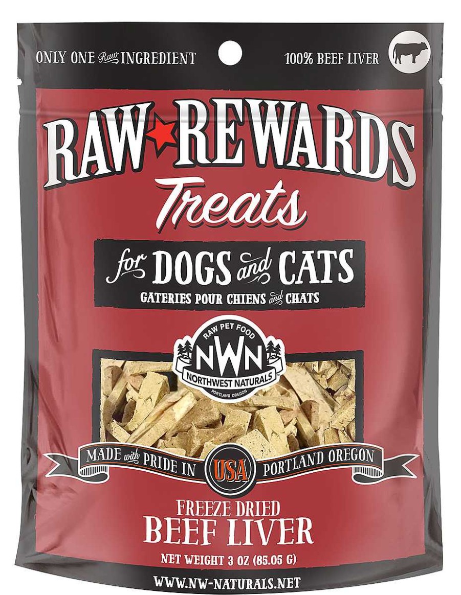 Dog Northwest Naturals Freeze-Dried Treats | Northwest Naturals Raw Rewards Freeze-Dried Raw Beef Liver Treats For Cats & Dogs