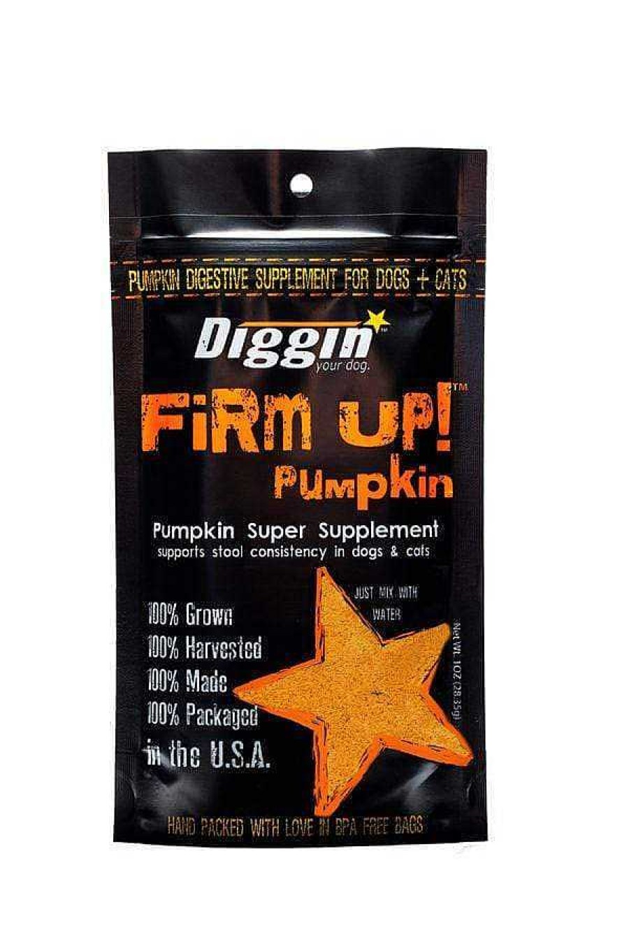 Dog Diggin Your Dog Digestion | Diggin Your Dog Firm Up Pumpkin Digestive Supplement For Dogs