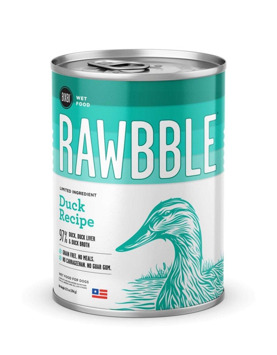 Dog Bixbi Wet Food | Bixbi Rawbble Duck Canned Dog Food