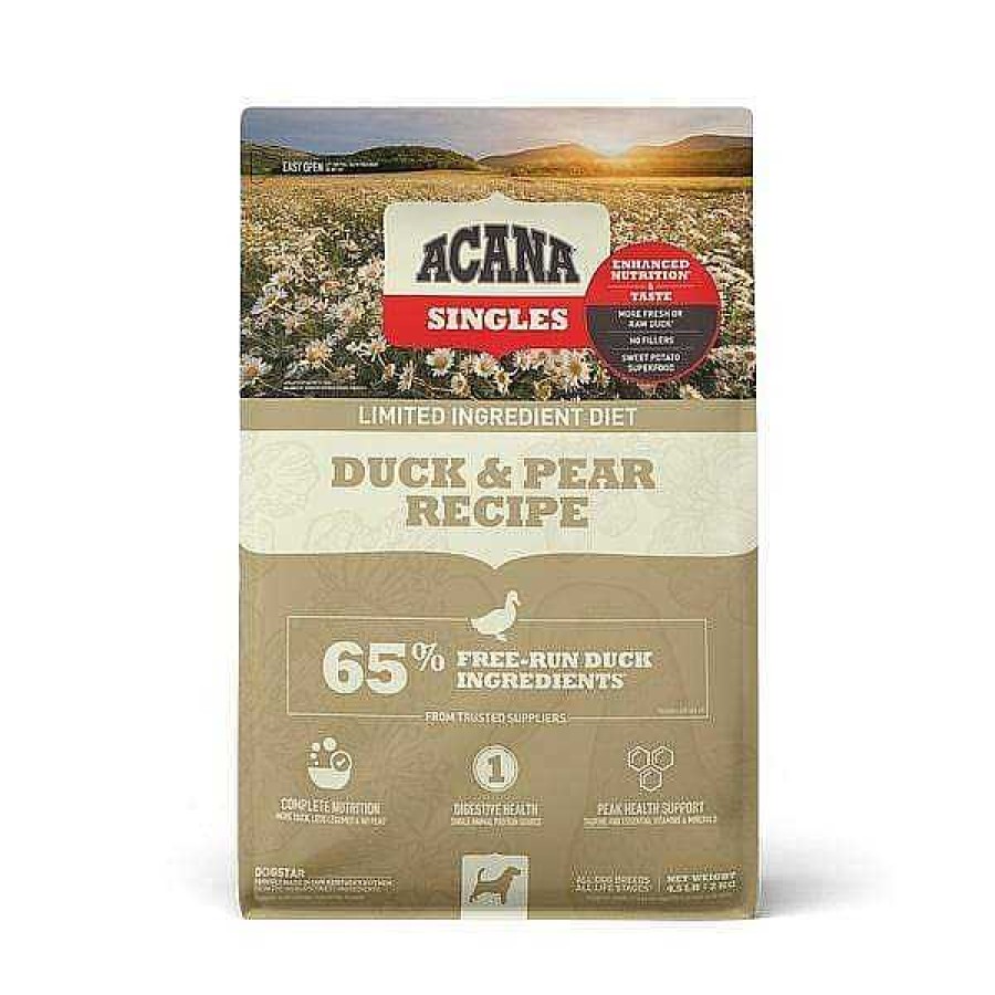 Dog ACANA Dry Food | Acana Singles Duck & Pear Recipe Grain Free Dry Dog Food