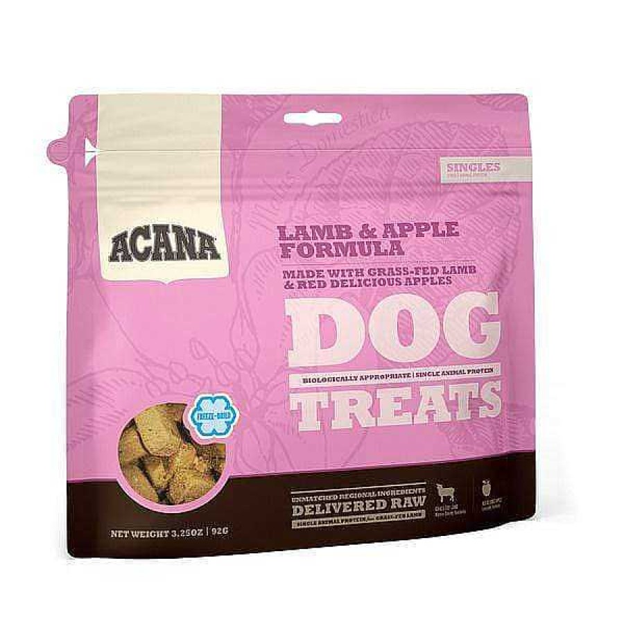 Dog ACANA Freeze-Dried Treats | Acana Singles Grain Free Limited Ingredient Diet Lamb & Apple Formula Dog Treats