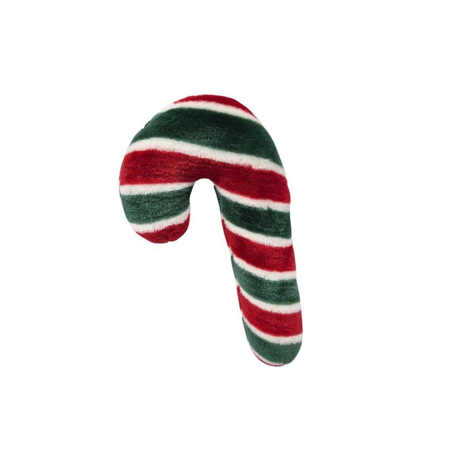 Dog Fluff & Tuff Plush Toys | Fluff & Tuff Candy Cane Plush Holiday Toy For Dogs