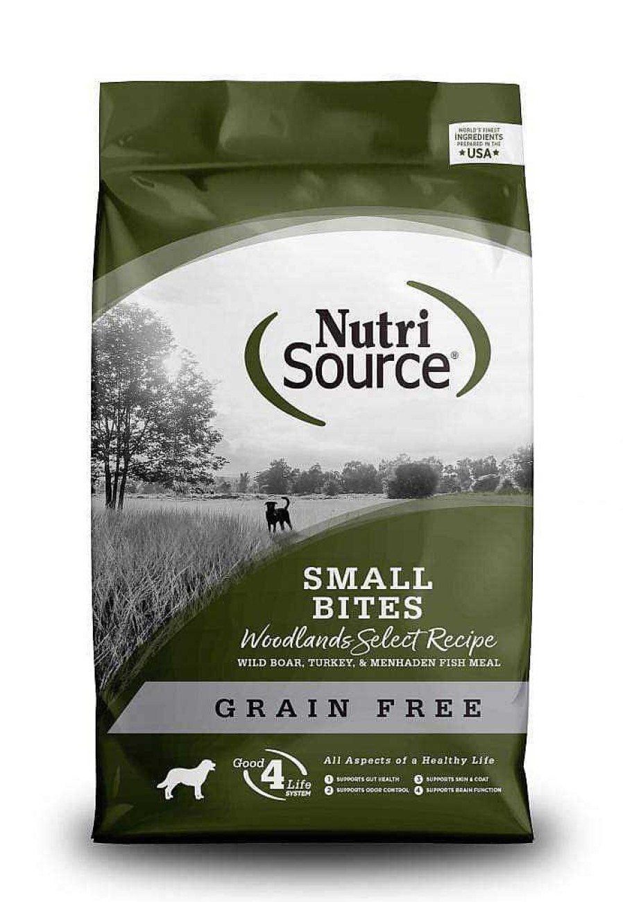 Dog NutriSource Grain-Free Food | Nutrisource Grain Free Woodlands Select Small Bites Dry Dog Food