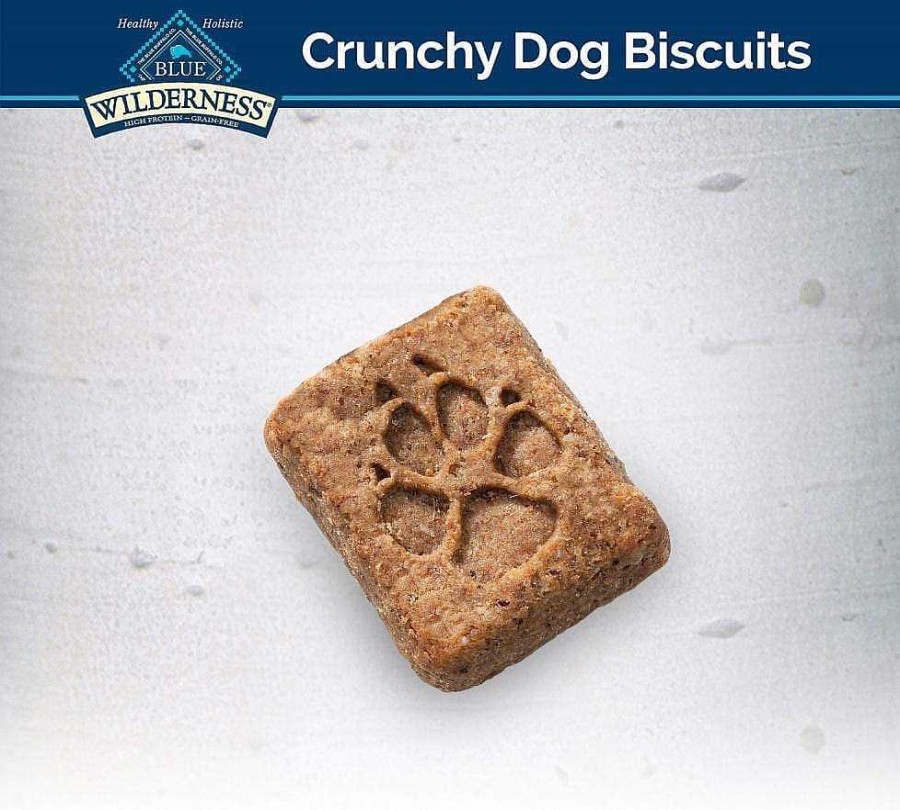 Dog Blue Buffalo Biscuits & Cookies | Blue Buffalo Wilderness Rocky Mountain Grain-Free Red Meat Biscuits Dog Treats