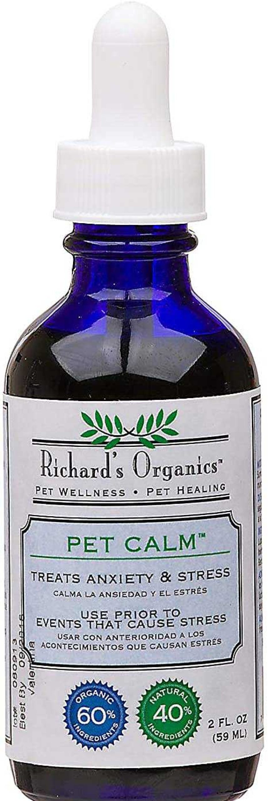 Dog Richard's Organics Calming | Richard'S Organics Pet Calm For Dogs And Cats