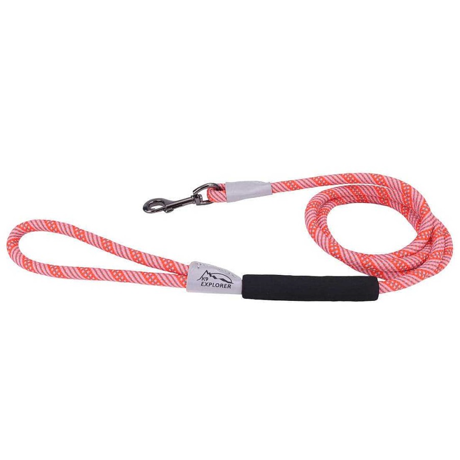 Dog Coastal Pet Products Leashes, Collars & Harnesses | Coastal Pet Products K9 Explorer Brights Reflective Braided Rope Snap Leash In Canyon