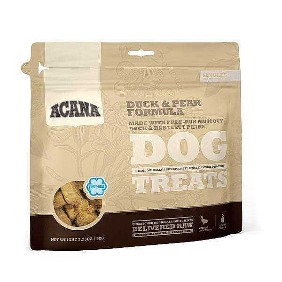 Dog ACANA Freeze-Dried Treats | Acana Singles Grain Free Limited Ingredient Diet Duck & Pear Formula Dog Treats